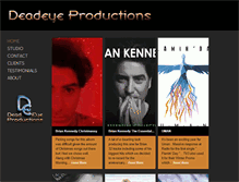 Tablet Screenshot of deadeyeproductions.ie